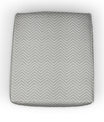 Chevron Custom Elastic Fitted Cushion Cover - Choice of Color
