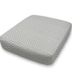 Chevron Custom Elastic Fitted Cushion Cover - Choice of Color
