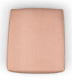 Faulkner Solid Cotton Slub Custom Elastic Fitted Cushion Cover, Protective Couch Cushion Cover, Replacement Cushion Cover - Choice of Color