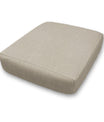 Faulkner Solid Cotton Slub Custom Elastic Fitted Cushion Cover, Protective Couch Cushion Cover, Replacement Cushion Cover - Choice of Color