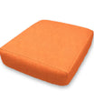 Faulkner Solid Cotton Slub Custom Elastic Fitted Cushion Cover, Protective Couch Cushion Cover, Replacement Cushion Cover - Choice of Color