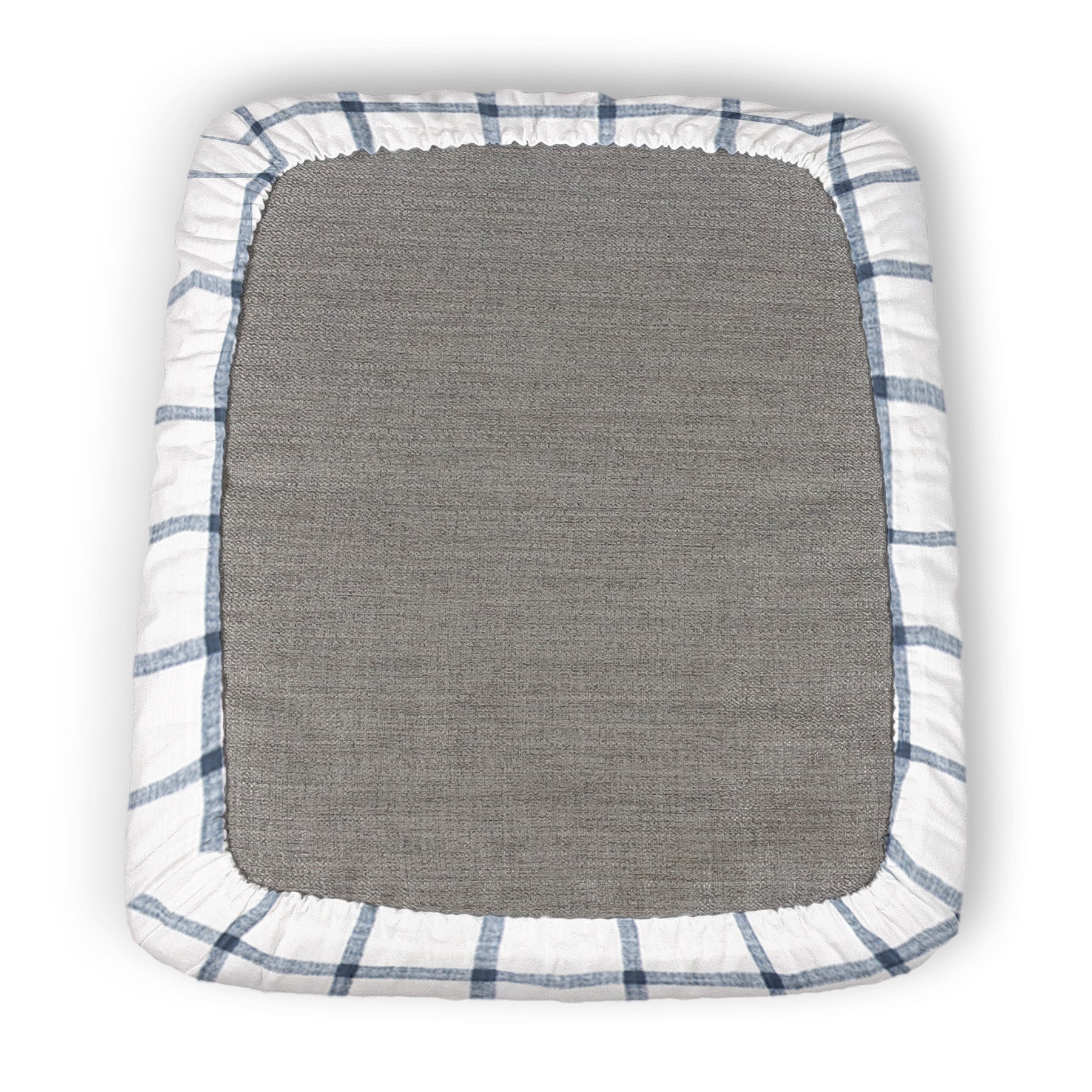 Aaron Farmhouse Slub Custom Elastic Fitted Cushion Cover - Choice of Color