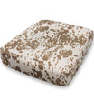 Udder Madness Faux Cowhide Upholstery Custom Elastic Fitted Cushion Cover for Furniture, RV/Camper Cushions - Choice of Color