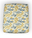 Meadow Tuscany Cotton Slub Custom Elastic Fitted Cushion Cover