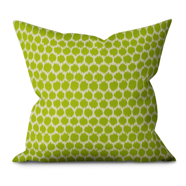 Green Mint Julep Water Resistant - Indoor/Outdoor Throw Pillow Cover