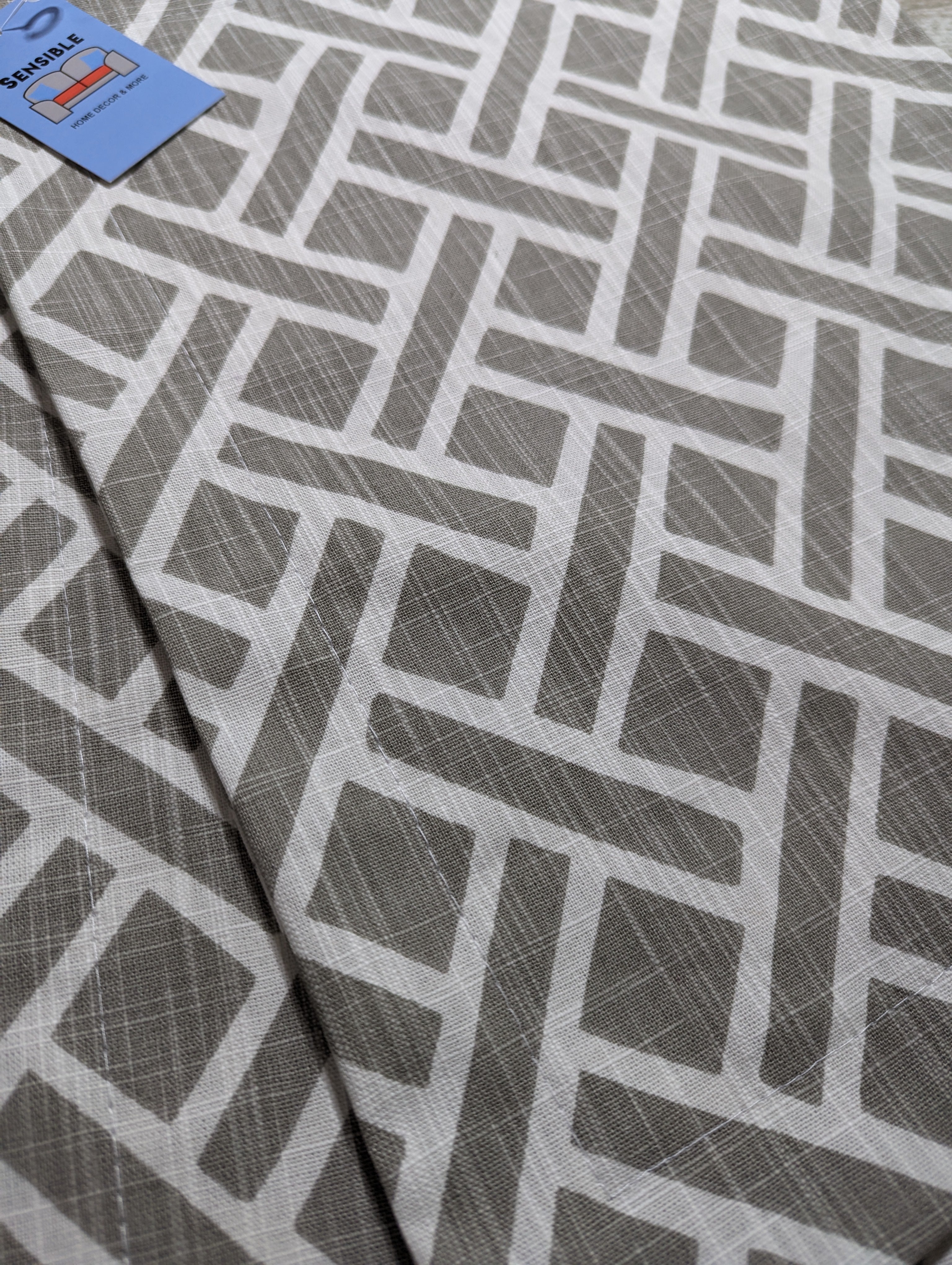 Eastwood Warm Stone Cotton Slub Set of 2 Placemats