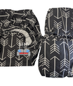 *Pre-Made Ready Ship* RV U-Shape Dinette Bundle 8 Piece Elastic Fitted Cushion Covers - Black Arrows