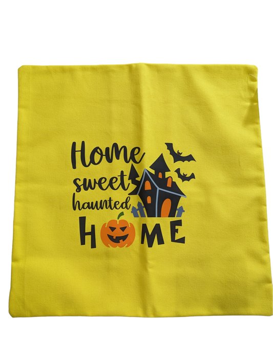 Home Sweet Haunted Home Graphic Pillow Covers