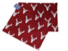 Red White Deer Christmas or Winter Set of 2 Washable Placemats