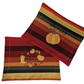 Fall Graphic Islip Cayenne Water Resistant Set of 2 Placemats
