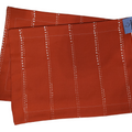 Carlos Orange Water Resistant Set of 2 Placemats