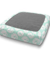 Sand Dollar Slub Custom Elastic Fitted Cushion Cover - Choice of Color