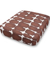 Shibori Cotton Slub Custom Elastic Fitted Cushion Cover - Choice of Color