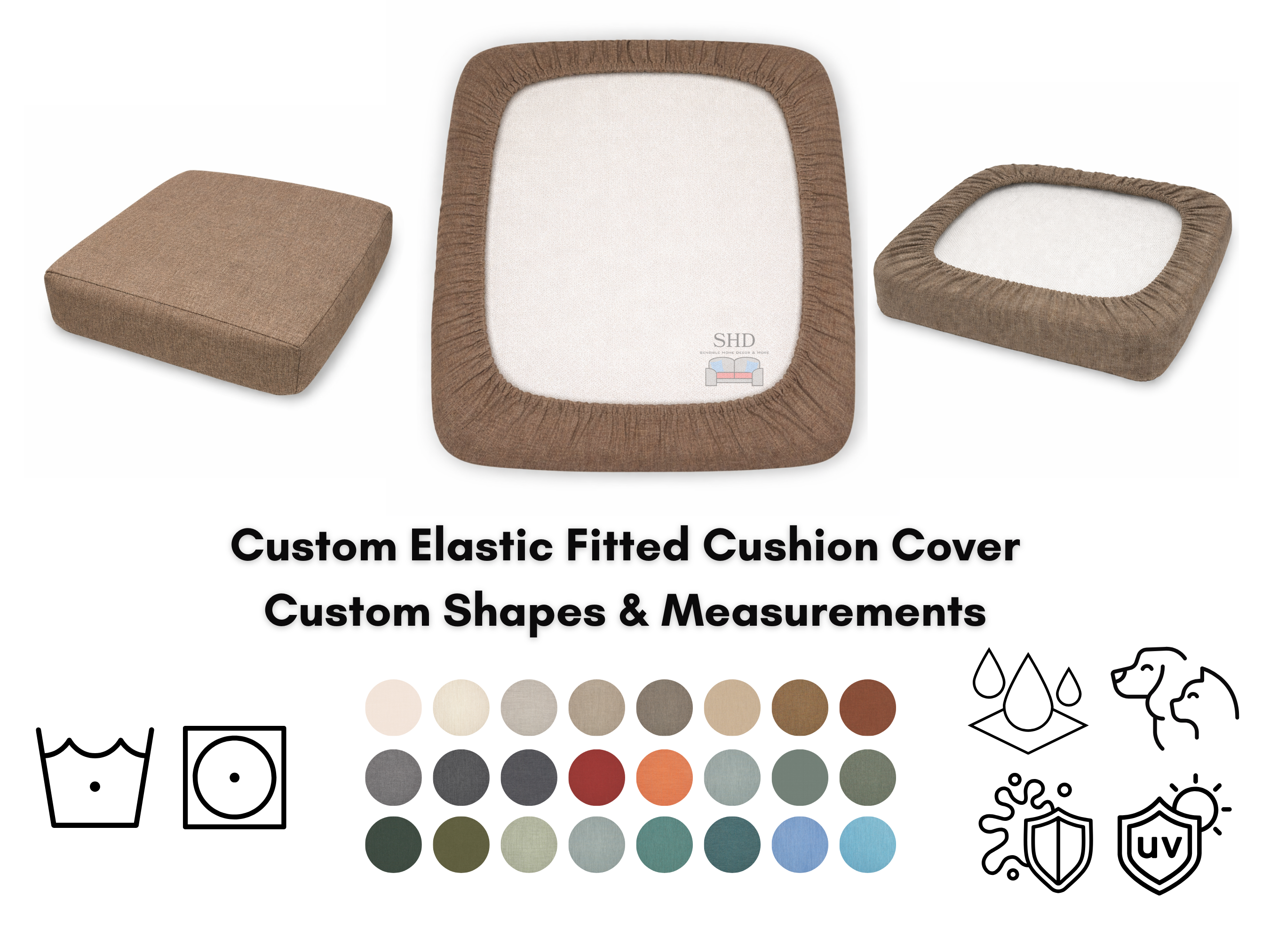 Sunbrella Cast Custom Cushion Covers - Priced Per Cover