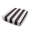 Custom Water Resistant Elastic Fitted & Protective Cushion Cover - Cabana Stripe