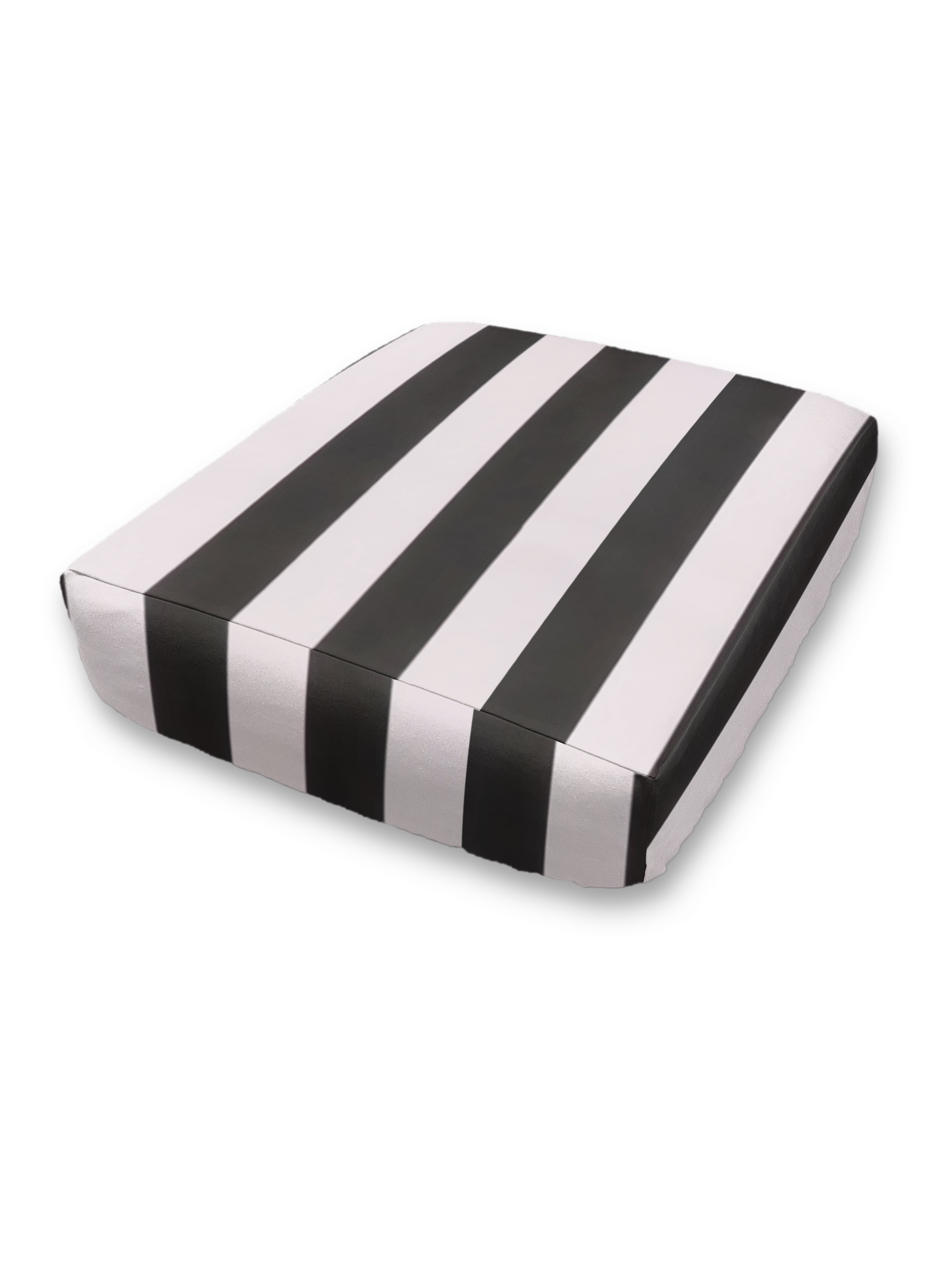 Custom Water Resistant Elastic Fitted & Protective Cushion Cover - Cabana Stripe