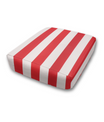 Custom Water Resistant Elastic Fitted & Protective Cushion Cover - Cabana Stripe