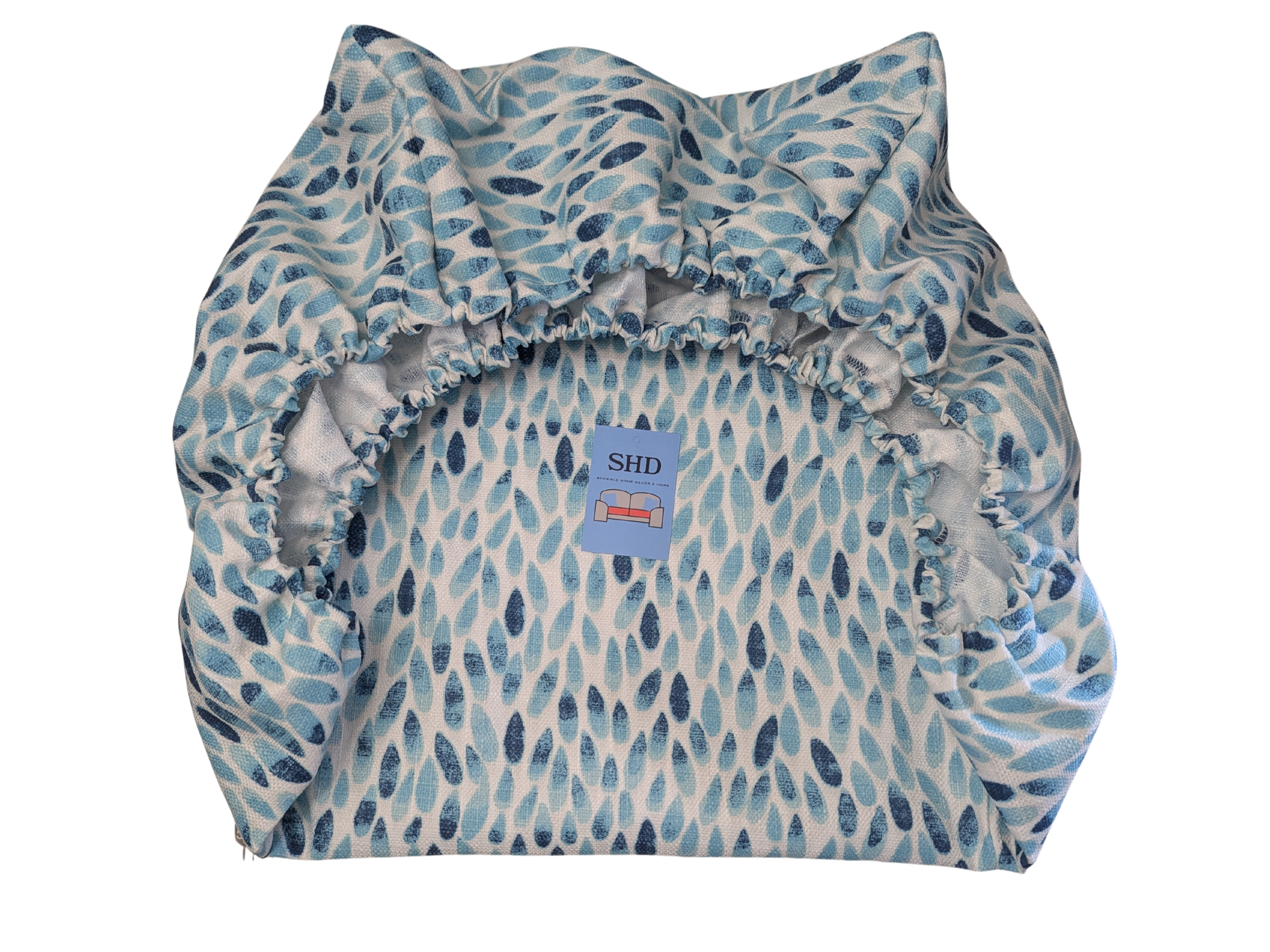 RV Dinette Custom Water Resistant Elastic Protective Cushion Cover - Lotus Luxe Colorful