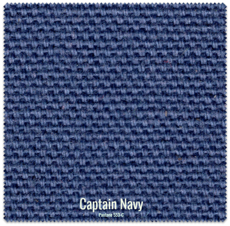 *Ready Ship* RV Dinette Bundle 4 Piece Elastic Fitted Cushion Covers - Durable Duck Canvas - Captain Navy Color
