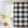 Shower Curtain for House, RV, or Small Space - Cotton Buffalo Plaid