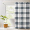 Shower Curtain for House, RV, or Small Space - Cotton Buffalo Plaid