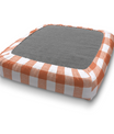 Bench Custom Elastic Fitted & Protective Cushion Cover - Cotton Buffalo Plaid