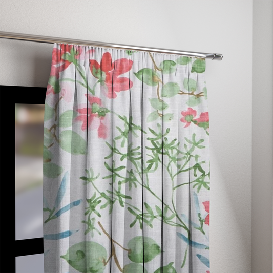 Gazebo Coral Linen Custom Curtains for RV/ House