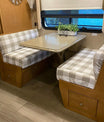 RV Dinette Custom Elastic Fitted & Protective Cushion Cover - Cotton Buffalo Plaid