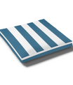 Custom Water Resistant Elastic Fitted & Protective Cushion Cover - Cabana Stripe