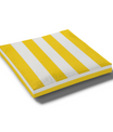 Custom Water Resistant Elastic Fitted & Protective Cushion Cover - Cabana Stripe