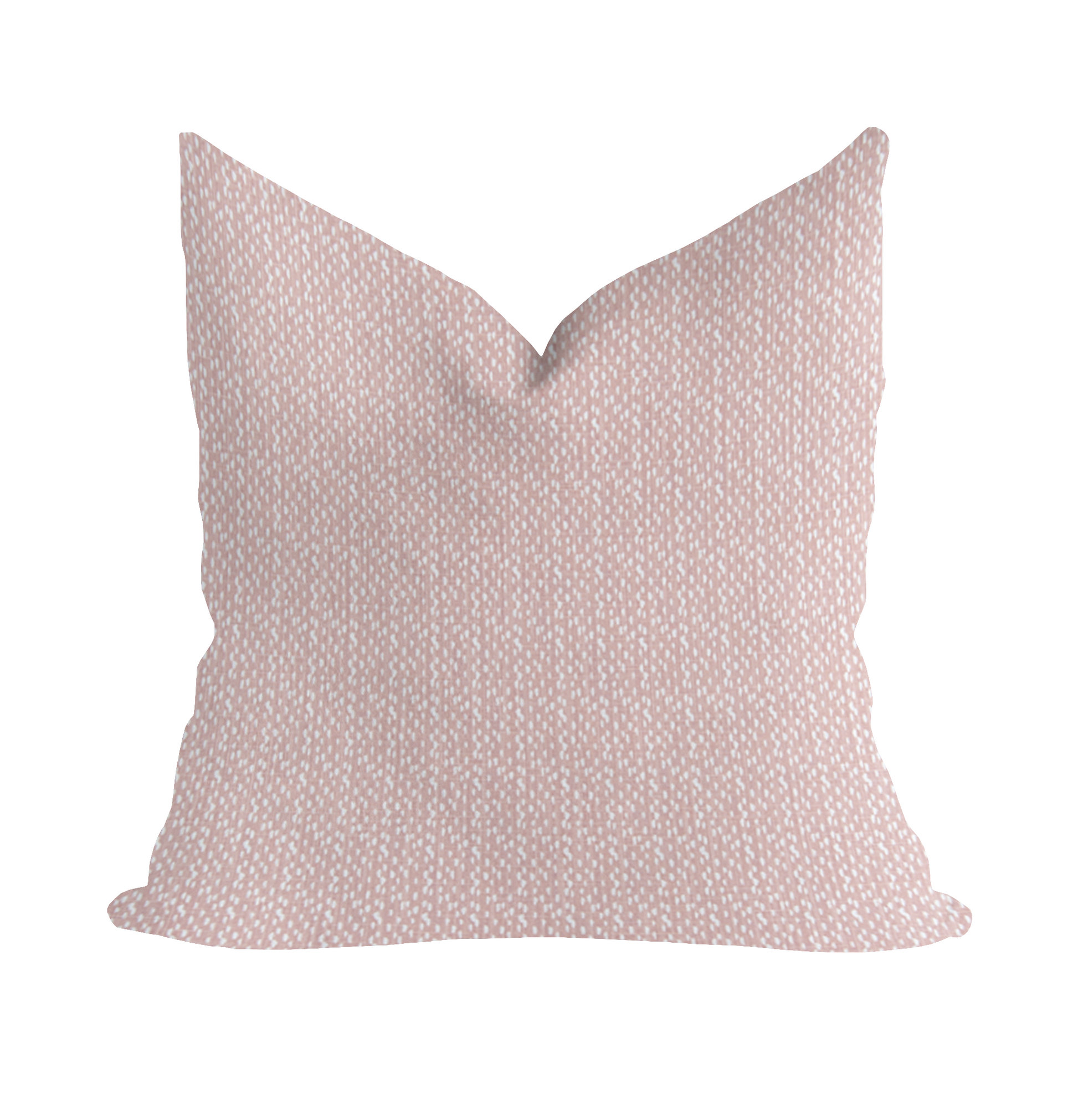 Riverbed Blush Slub Pillow Covers with Zipper Insert