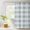 Shower Curtain for House, RV, or Small Space - Cotton Buffalo Plaid