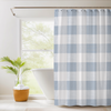 Shower Curtain for House, RV, or Small Space - Cotton Buffalo Plaid