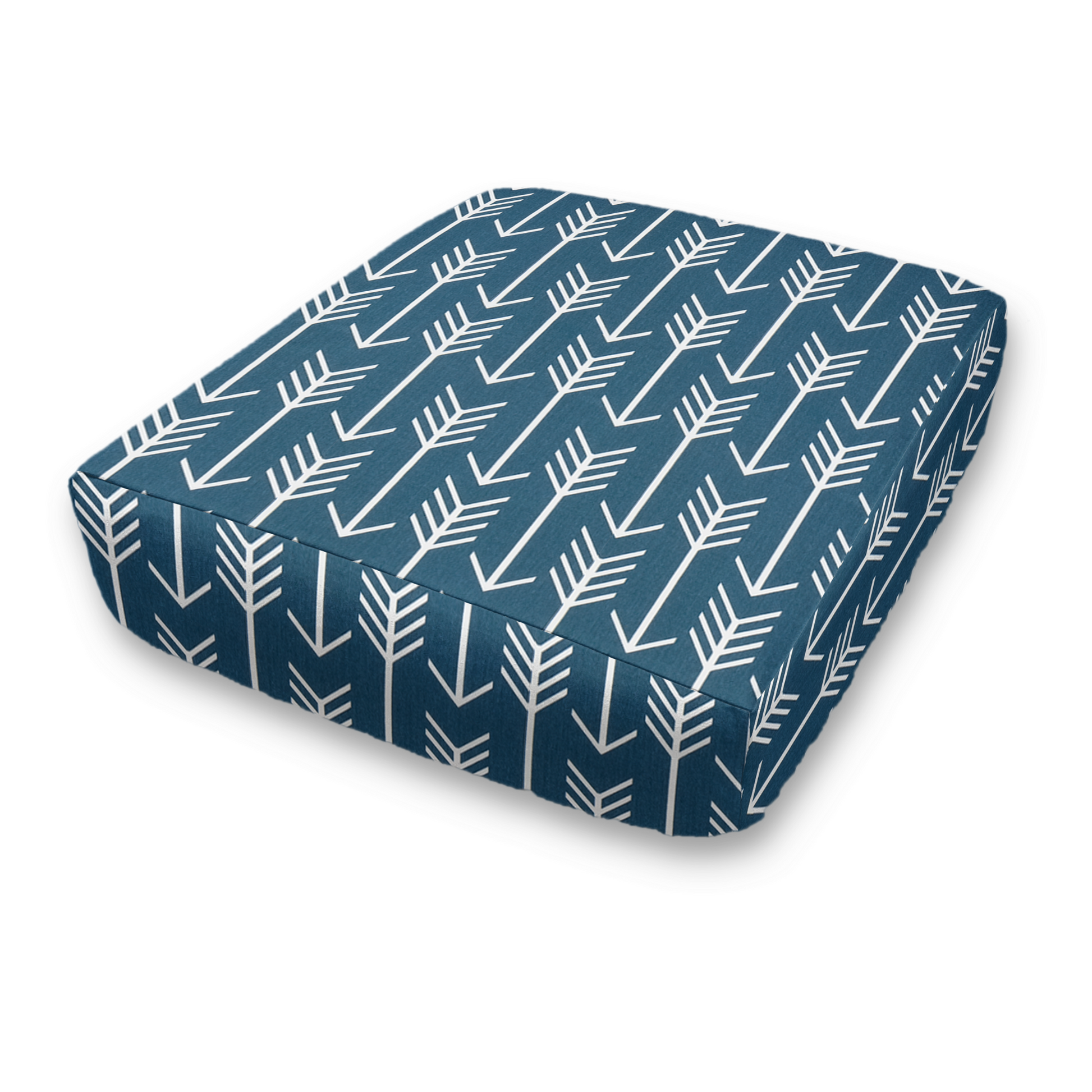 Custom Elastic Fitted Protective Cushion Cover Arrow Tribal