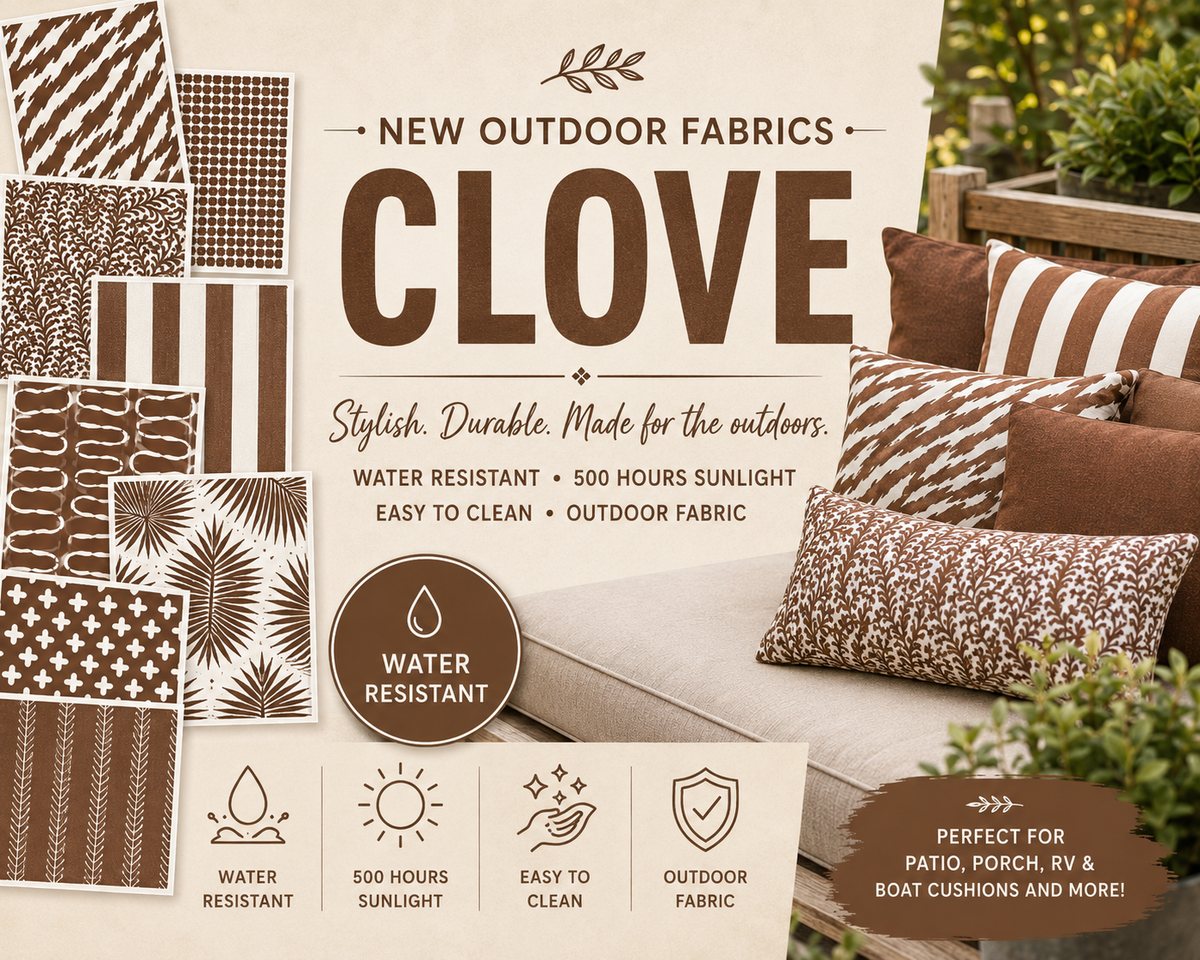 Clove Collection – Custom Outdoor Cushion Covers