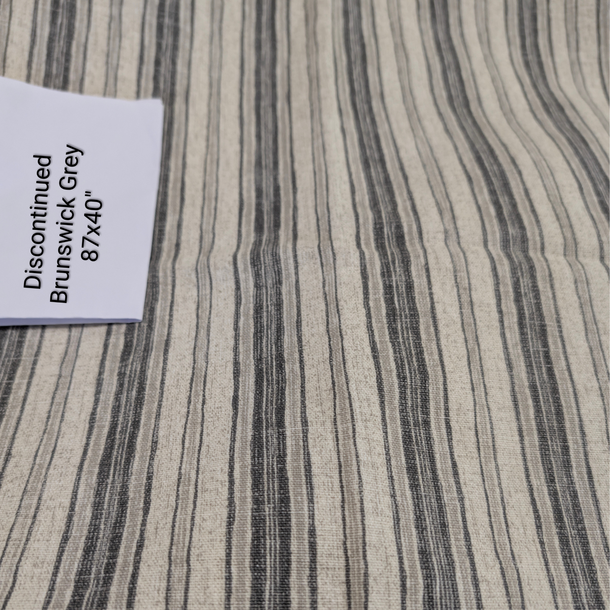 1.11 Yards | Brunswick Grey Cotton Fabric - Create Your Own