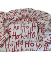 Red White Hohoho Custom Elastic Fitted Cushion Cover | Priced per cover