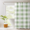 Shower Curtain for House, RV, or Small Space - Cotton Buffalo Plaid