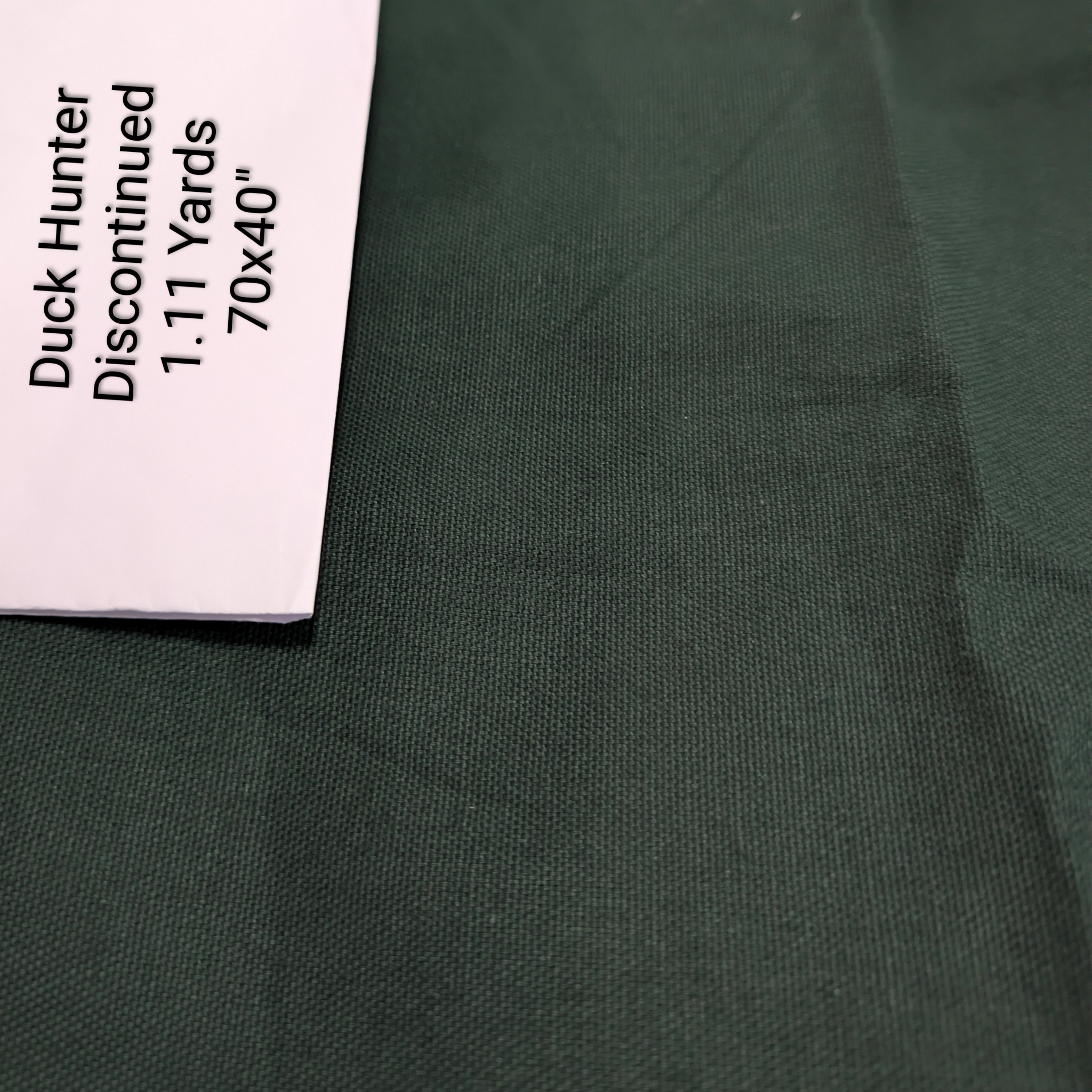 1.11 Yards | Duck Cotton Hunter Fabric - Create Your Own
