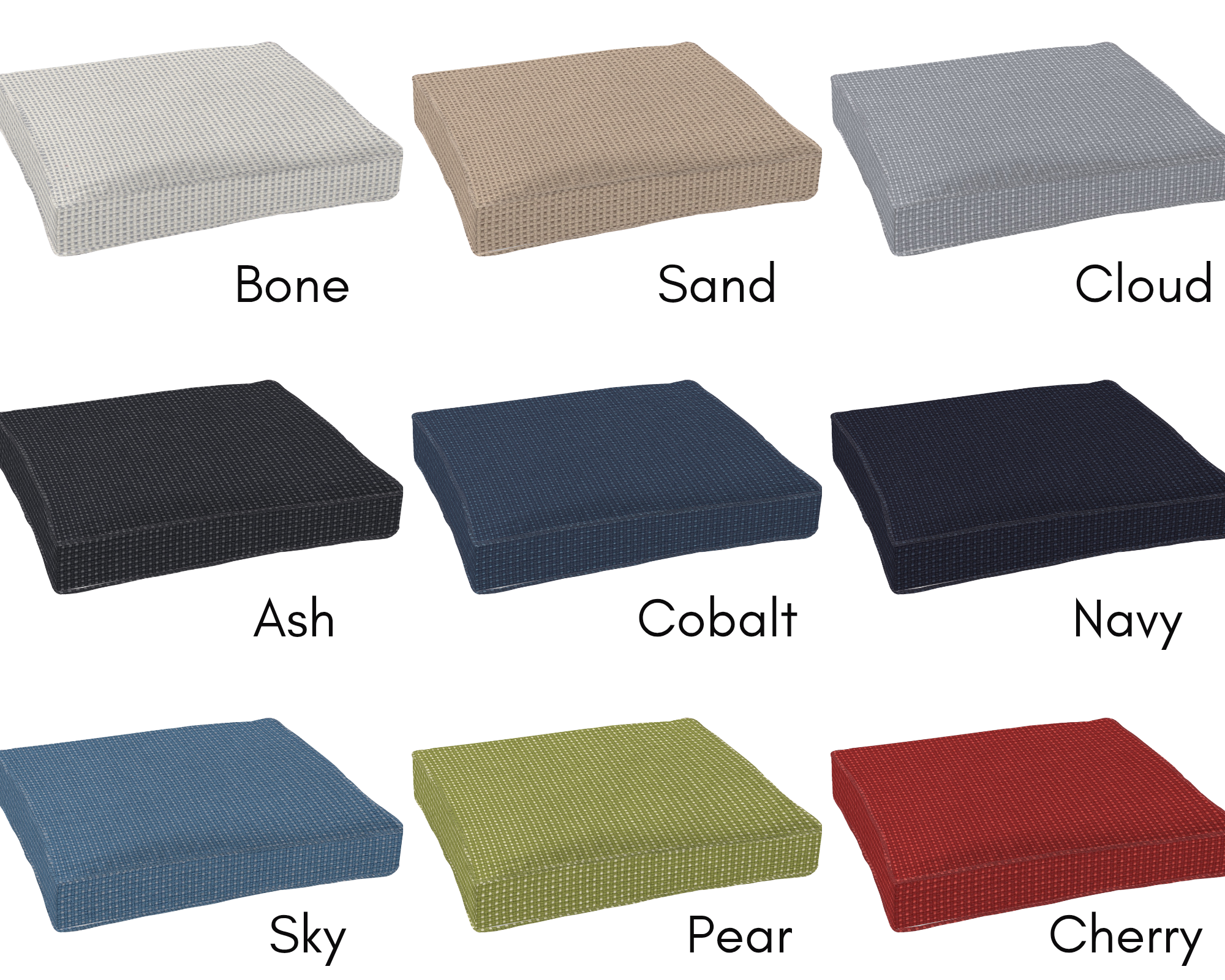 Bamboo Bay Indoor/Outdoor Cushion Covers - Fade Resistant, Quick Dry - $200 Minimum Order