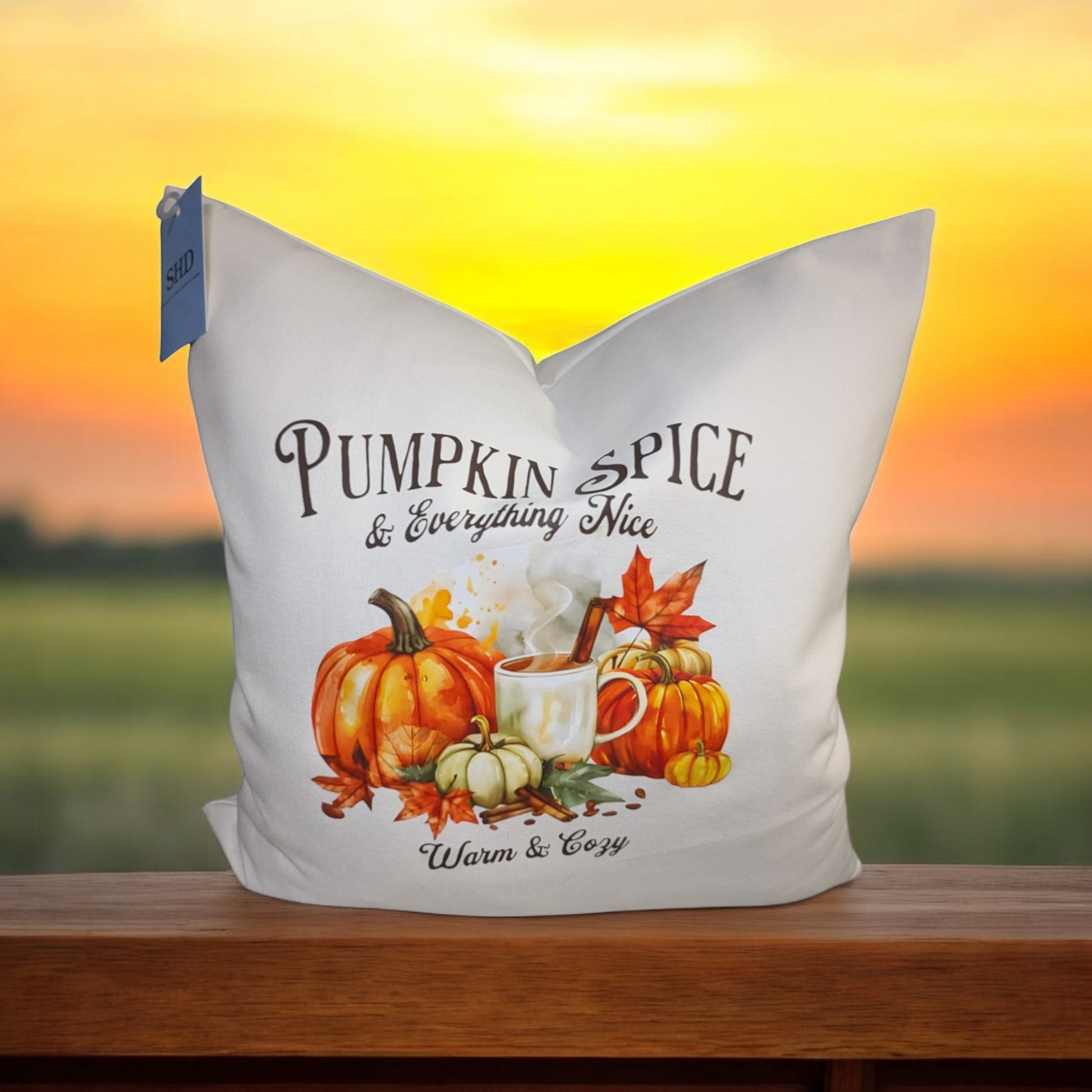 PUMPKIN Spice Fall Pillow Cover