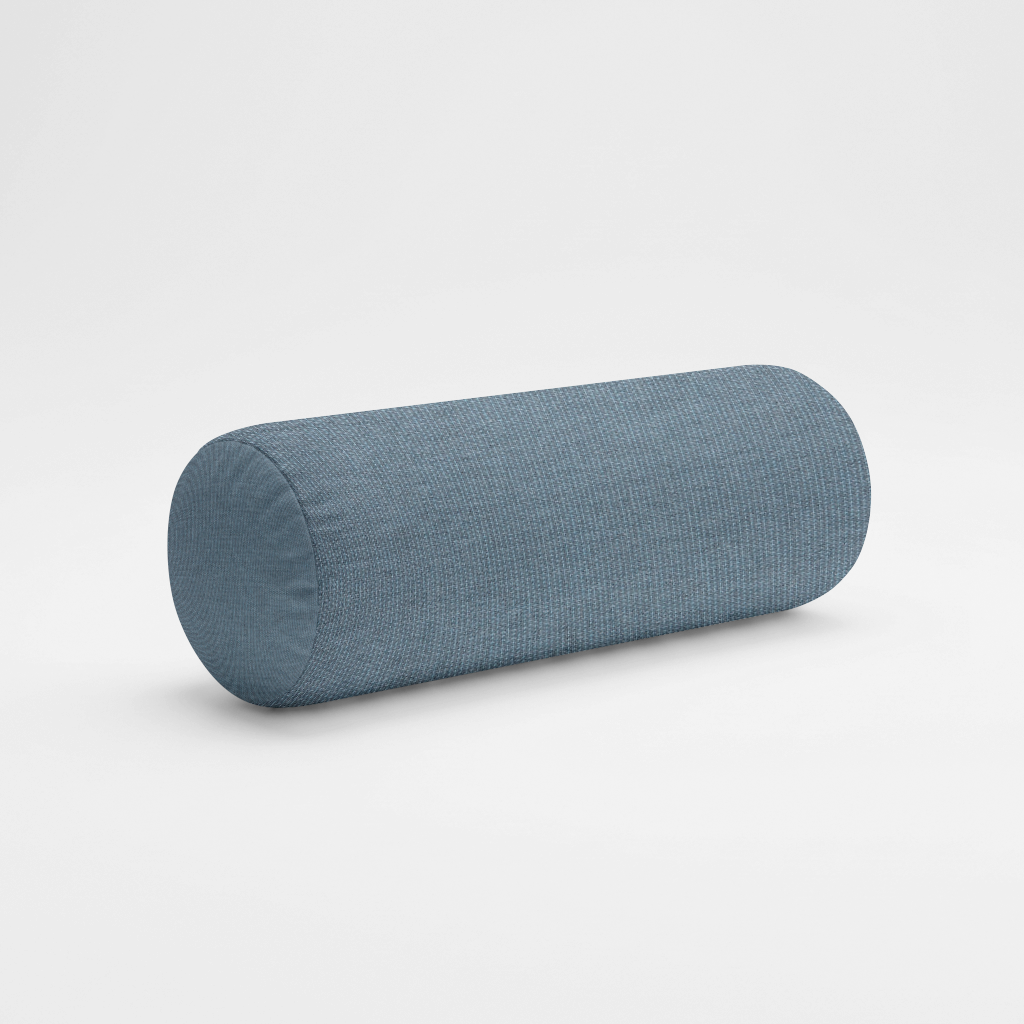 Sunbrella Spectrum Denim Bolster Pillow Cover 29.5"x6.5" Zipper