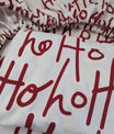 Red White Hohoho Custom Elastic Fitted Cushion Cover | Priced per cover
