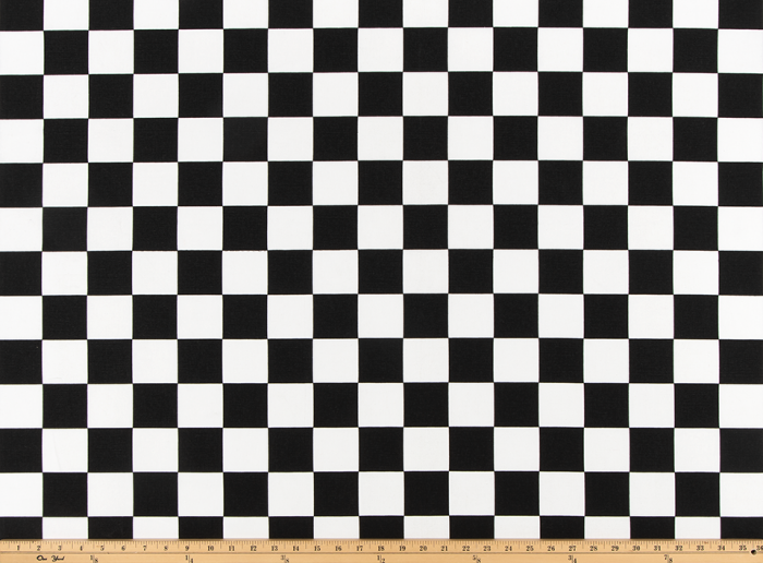 Checkers Black White Custom Cushion Cover