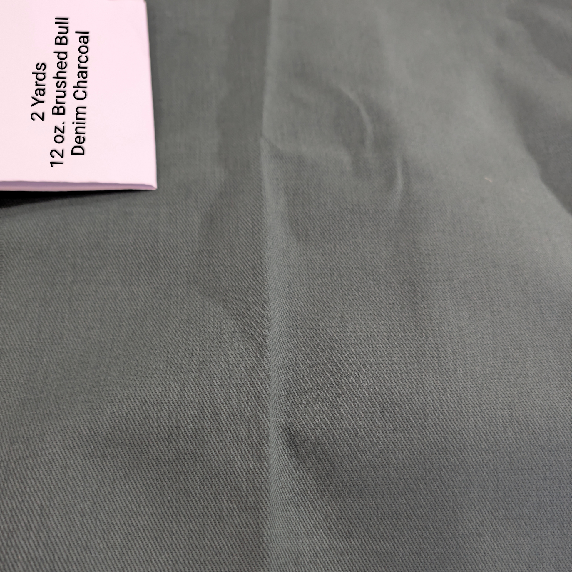 2 Yards | 12 oz. Brushed Bull Denim Cotton Fabric - Create Your Own