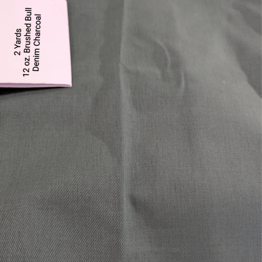 2 Yards | 12 oz. Brushed Bull Denim Cotton Fabric - Create Your Own