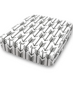 Custom Elastic Fitted & Protective Cushion Cover - Arrow Tribal Southwest