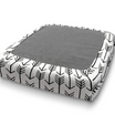 Custom Elastic Fitted & Protective Cushion Cover - Arrow Tribal Southwest