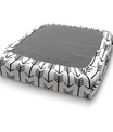 Curved Corner, U-Shaped RV Dinette Custom Elastic Fitted & Protective Cushion Cover - Arrow Tribal Southwest