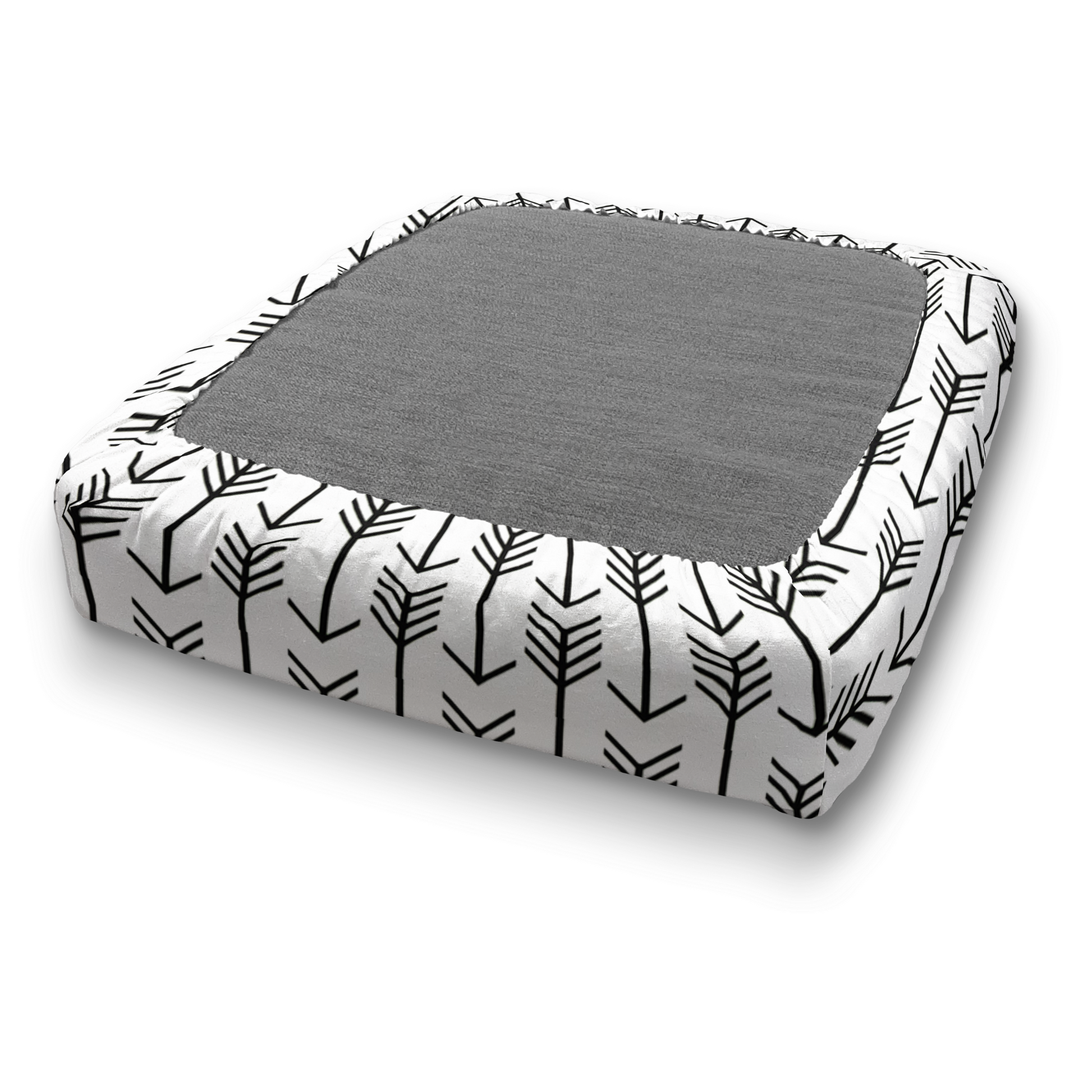 Custom Elastic Fitted & Protective Cushion Cover - Arrow Tribal Southwest
